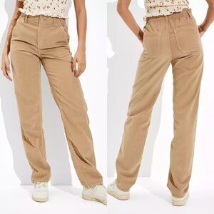 AE Corduroy Baggy Mom Pant Size  2 Short, 26 Waist, in Brown